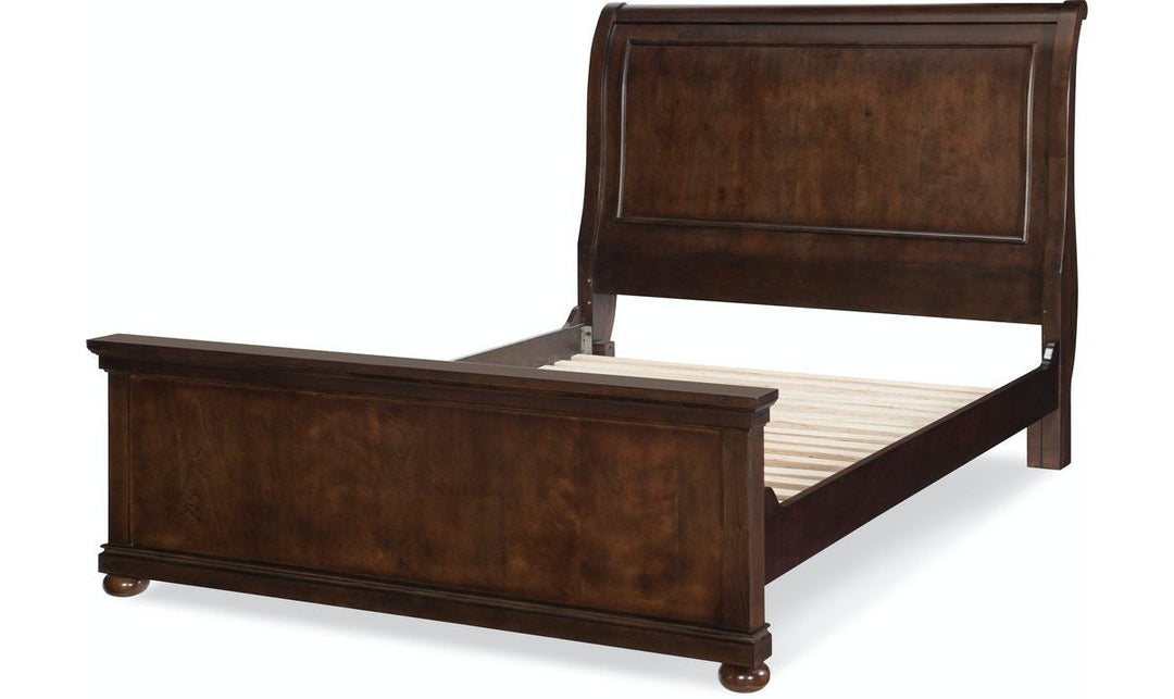 Canterbury Complete Sleigh Bed, Queen-Beds-Jennifer Furniture