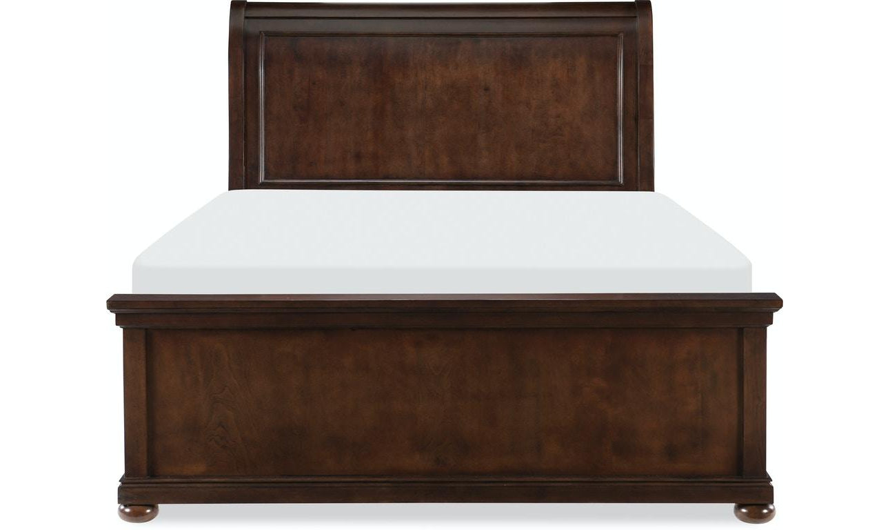 Canterbury Complete Sleigh Bed, Queen-Beds-Jennifer Furniture