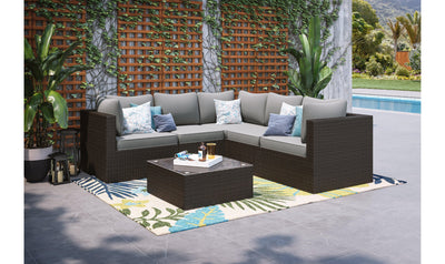 Cape Shores Sectional and Table Set by homestyles-Sectional Sofas-Jennifer Furniture