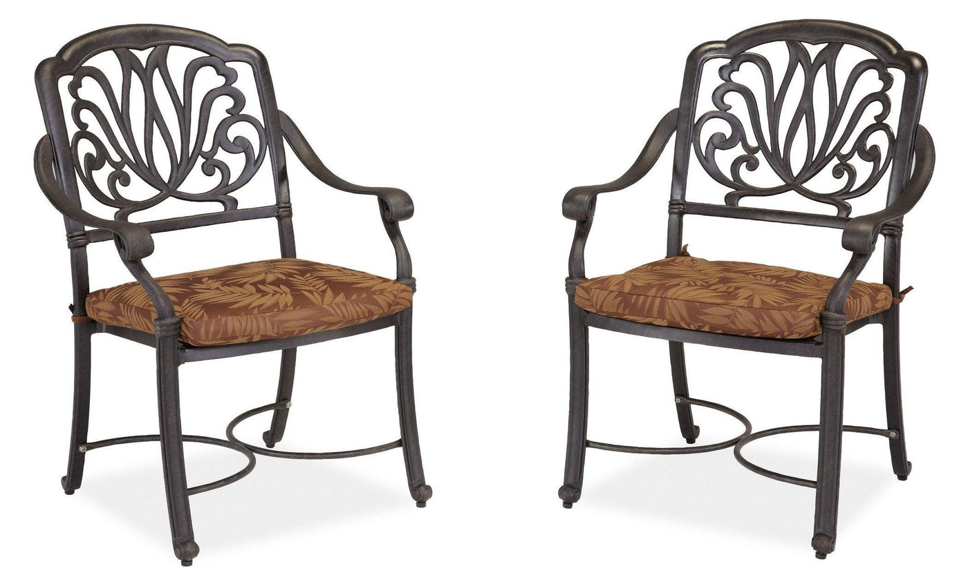 Capri Outdoor Chair Pair - Brown by homestyles-Patio-Jennifer Furniture