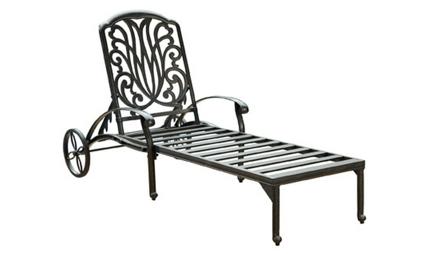 Capri Outdoor Chaise Lounge - Brown by homestyles-Patio-Jennifer Furniture