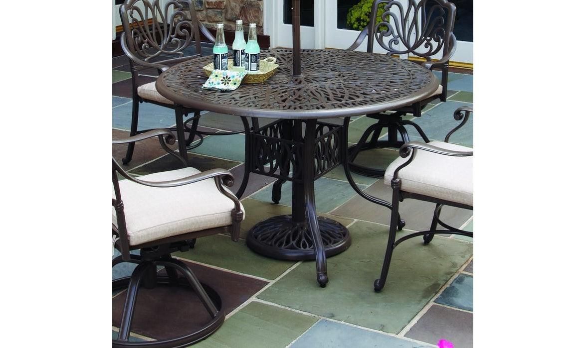 Capri Outdoor Dining Table by homestyles-Black-Patio-Jennifer Furniture