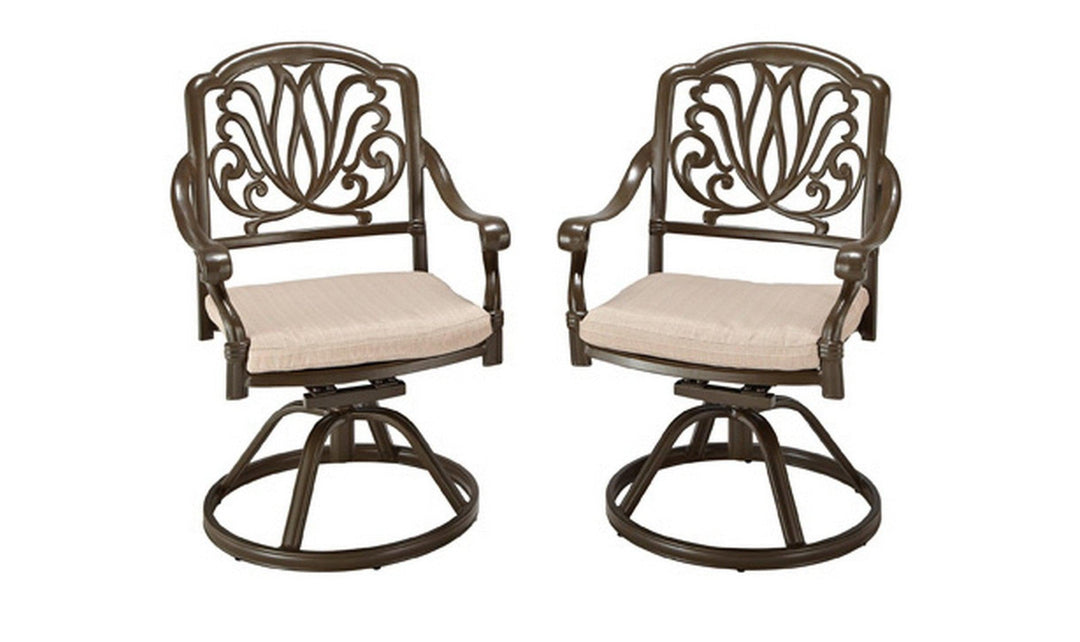 Capri Outdoor Swivel Rocking Chair by homestyles-Taupe-Patio-Jennifer Furniture