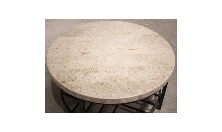 Capri Round Cocktail Table-Coffee Tables-Jennifer Furniture