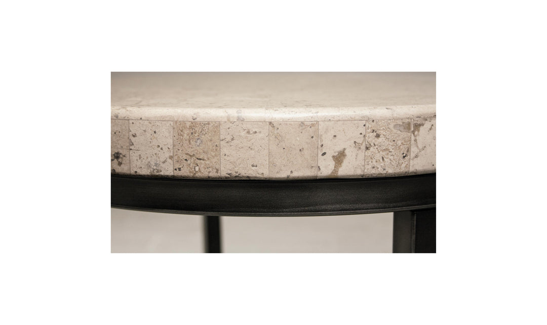 Capri Round End Table-End Tables-Jennifer Furniture