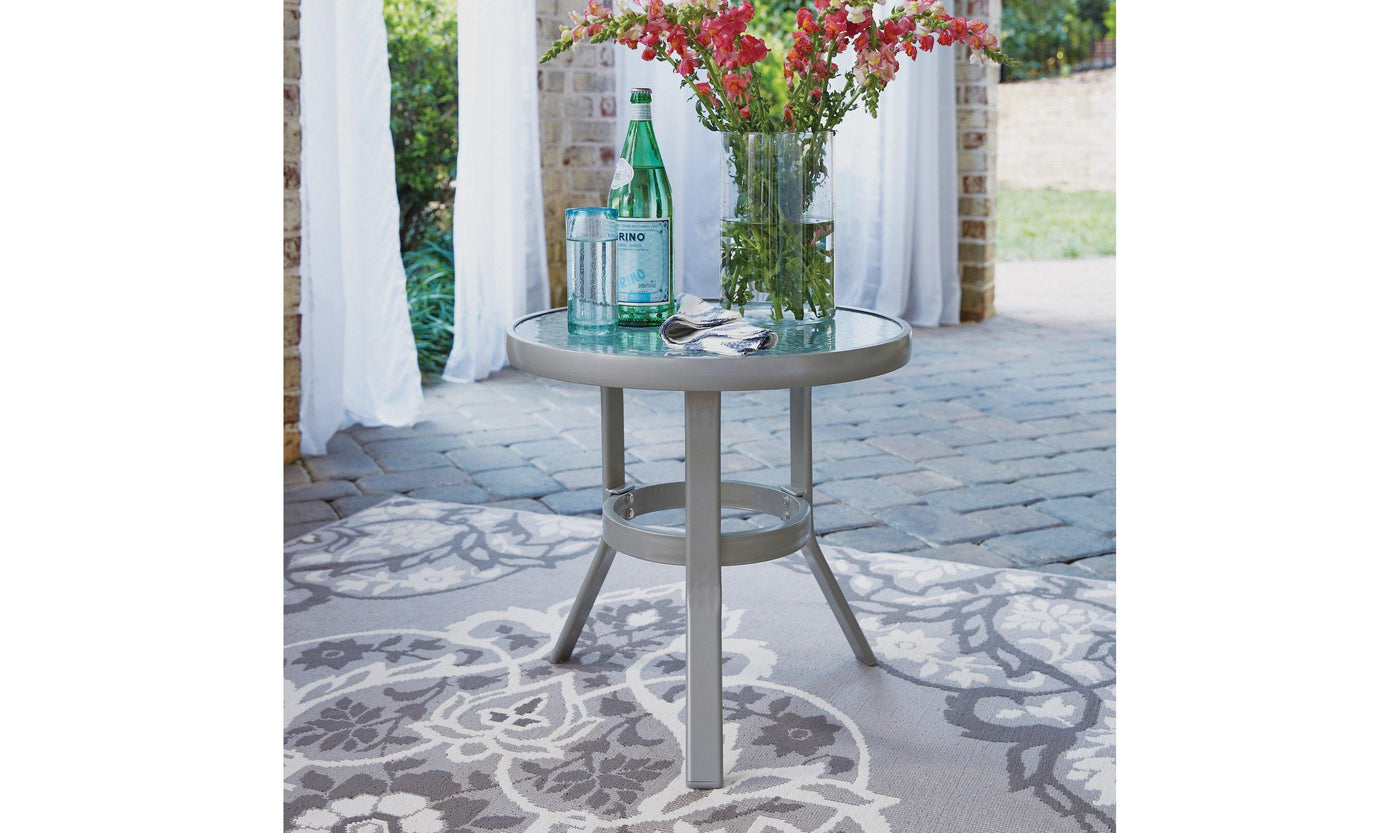Captiva Outdoor Accent Table by - Gray homestyles-Patio-Jennifer Furniture