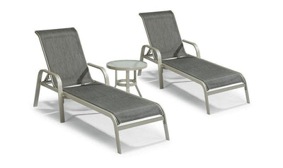 Captiva Outdoor Chaise Lounge Set -Gray by homestyles-Patio-Jennifer Furniture