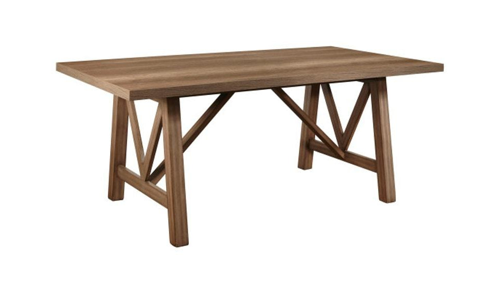 Carlton Trestle Dining Table Top & Base-Dining Tables-Jennifer Furniture