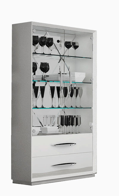 Carmen 2-Door Curio-Curios-Jennifer Furniture