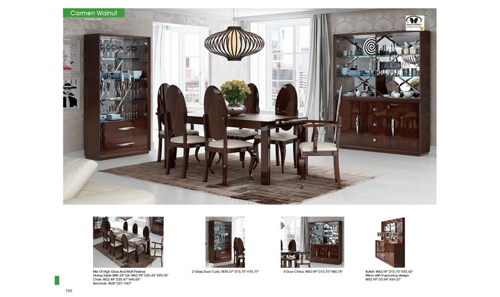 Carmen China Cabinet-China Cabinets-Jennifer Furniture