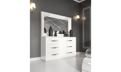 Carmen White Dresser-Dressers-Jennifer Furniture