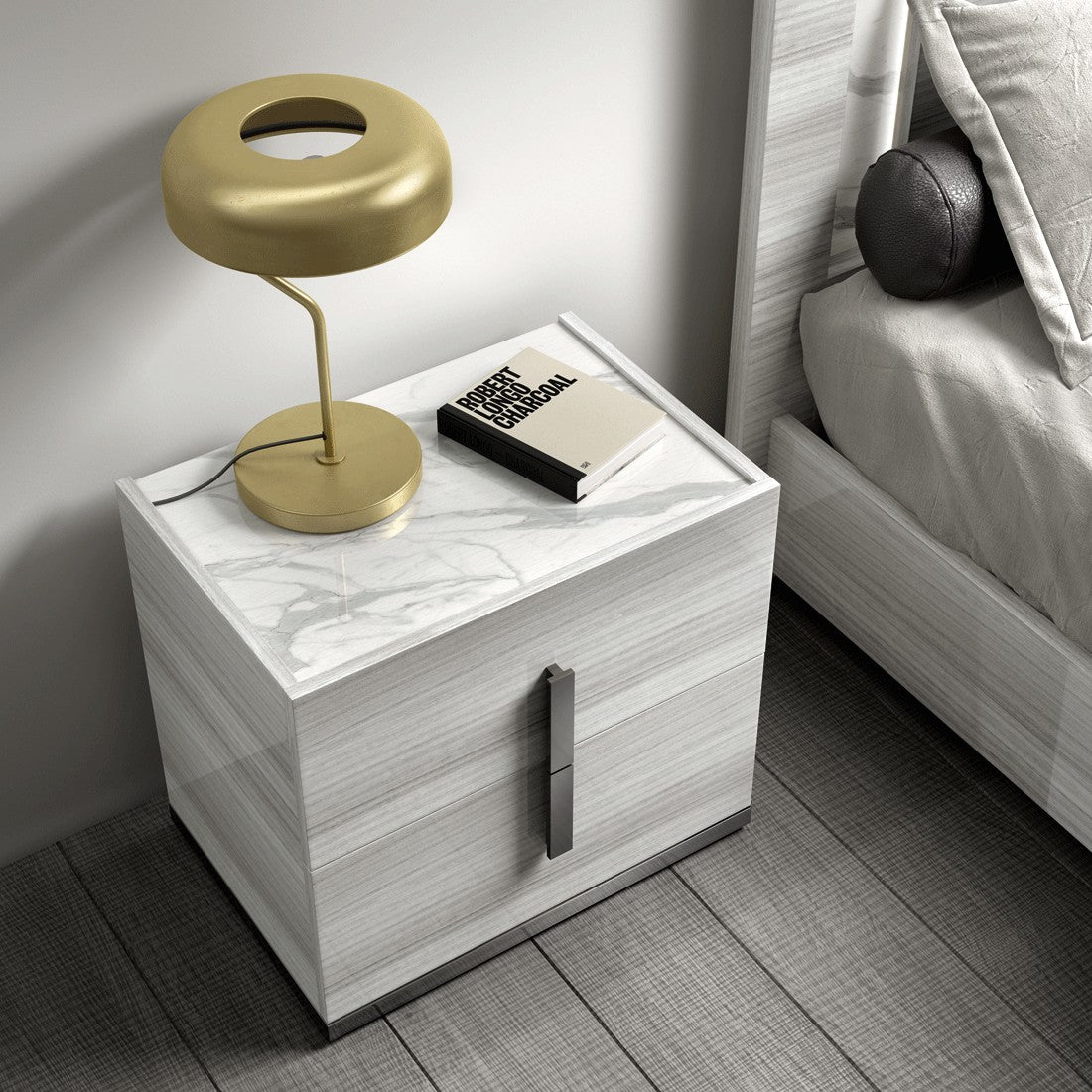 Carrara Night Stand-Nightstands-Jennifer Furniture