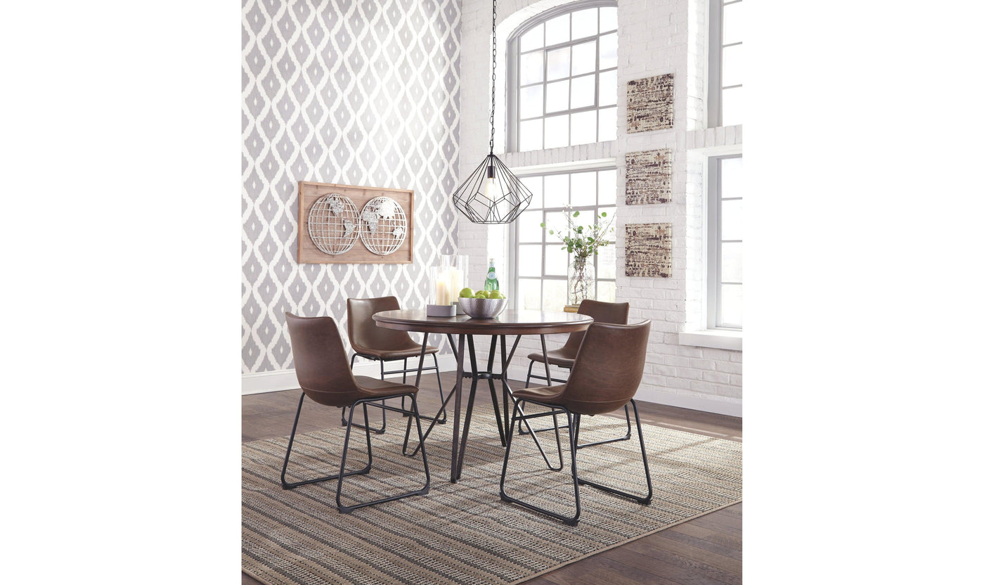 Centiar Round Dining Room Table-Dining Tables-Jennifer Furniture