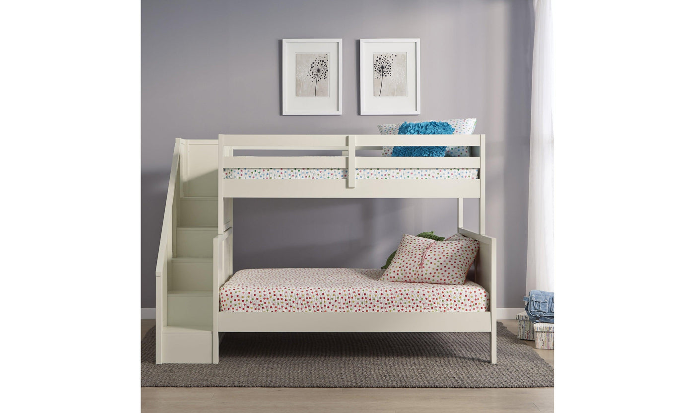 Century Twin Over Full Bunk Beds White by homestyles Jennifer