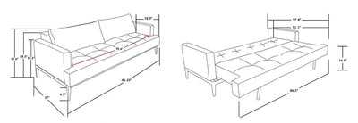 Cestello Sleeper Sofa-Sleeper Sofas-Jennifer Furniture