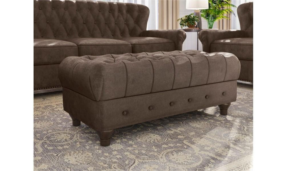 Charlie Cocktail Ottoman-Ottomans-Jennifer Furniture