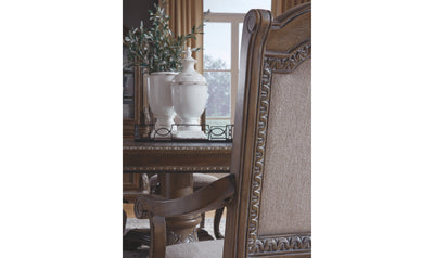 Charmond Dining Upholstered Arm Chair (2 Count)-Dining Arm Chairs-Jennifer Furniture