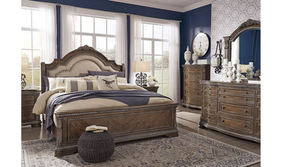 Charmond Upholstered Sleigh Bedroom Set-Bedroom Sets-Jennifer Furniture