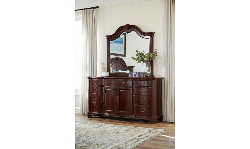 CHERRY GROVE DOOR TRIPLE DRESSER-Dressers-Jennifer Furniture