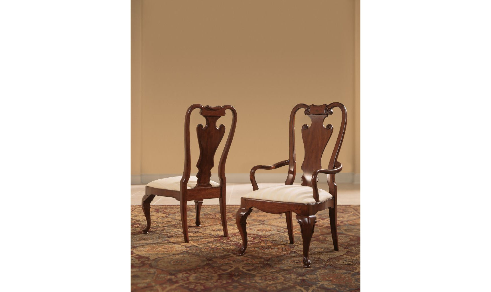 Buy American Drew Cherry Grove Splat Back Dining Side Chair-KD