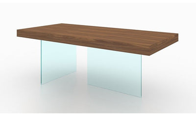 Chestnut Modern Dining Table-Dining Tables-Jennifer Furniture
