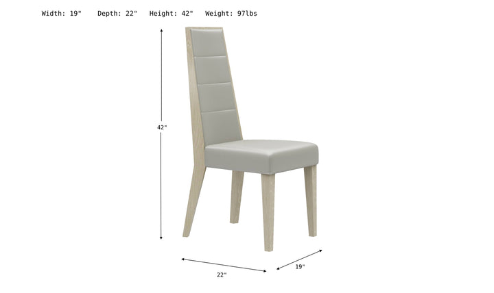 Chiara Dining Chair-Dining Side Chairs-Jennifer Furniture