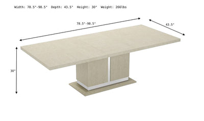 Chiara Dining Table-Dining Tables-Jennifer Furniture