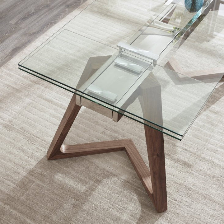 Class Extendable Dining Table-Dining Tables-Jennifer Furniture