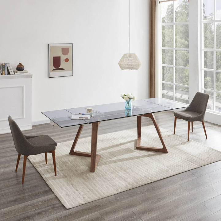 Class Extendable Dining Table-Dining Tables-Jennifer Furniture