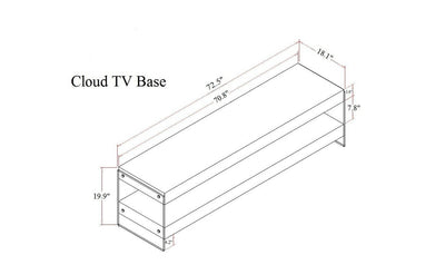 Cloud TV Base-Tv Stands-Jennifer Furniture