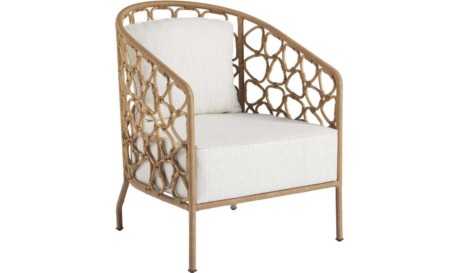 Coastal Living Escape Rattan Pebble Accent Chair Jennifer Furniture