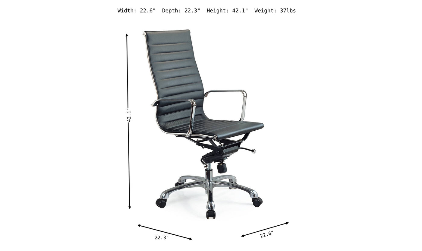 Comfy Office Chair-Chairs-Jennifer Furniture