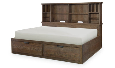 Complete Bookcase Lounge Bed, Full 4/6-Beds-Jennifer Furniture