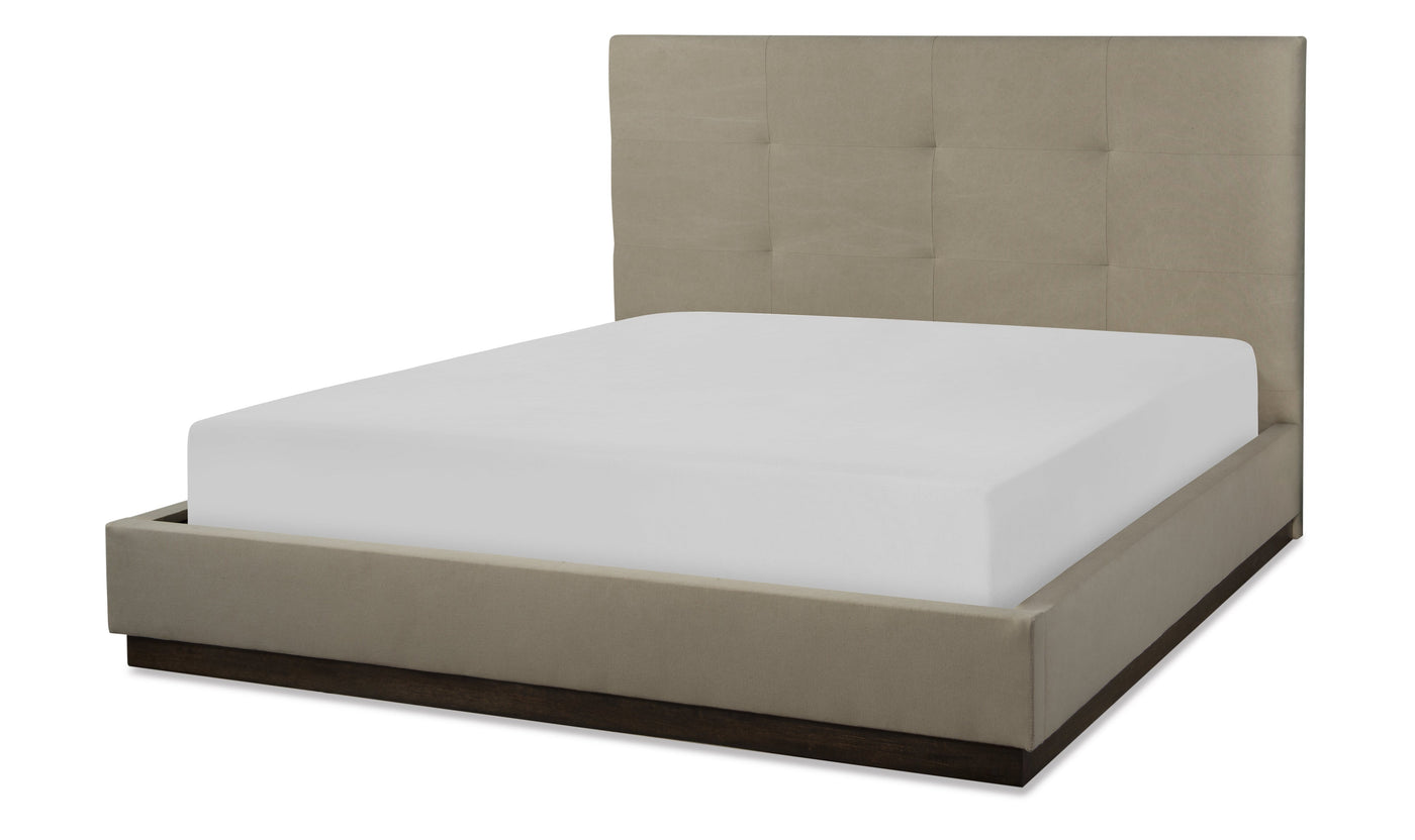 Complete Upholstered Bed, King 6/6-Beds-Jennifer Furniture