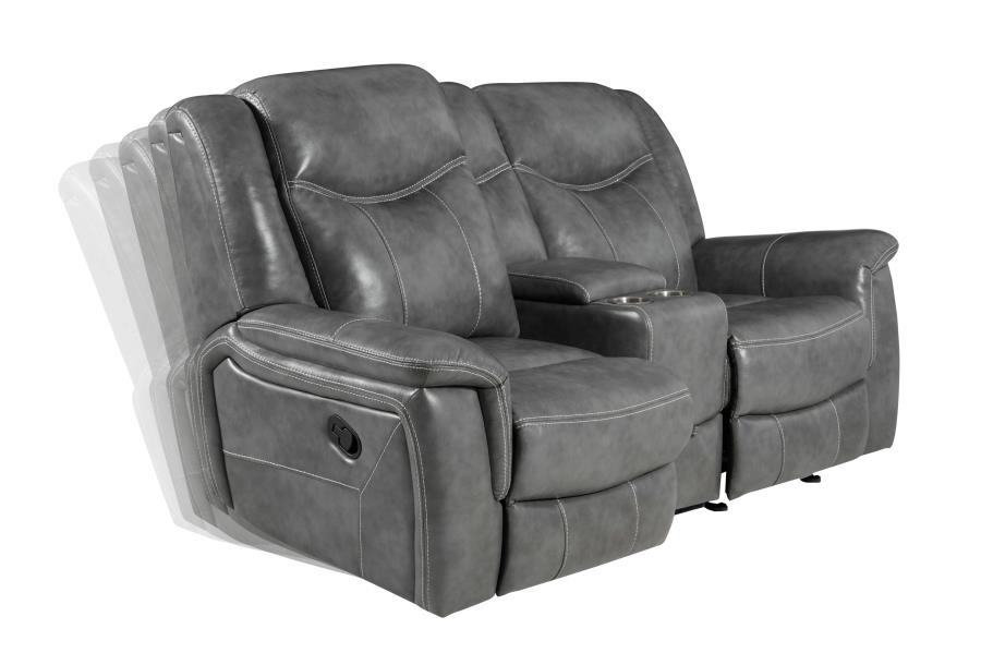 Conrad Motion Loveseat-Loveseats-Jennifer Furniture