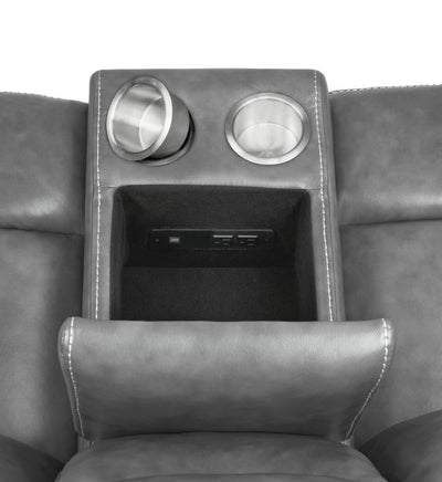 Conrad Motion Loveseat-Loveseats-Jennifer Furniture