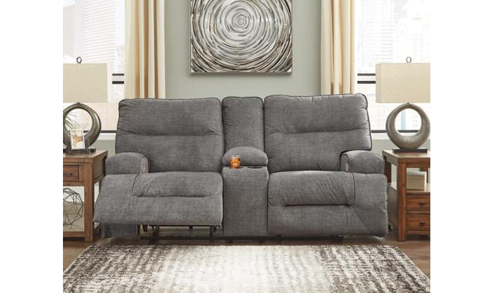 Coombs Power Reclining Loveseat with Console-Loveseats-Jennifer Furniture