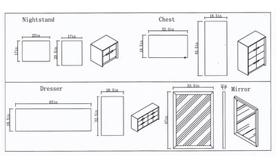 Copenhagen Dresser-Dressers-Jennifer Furniture