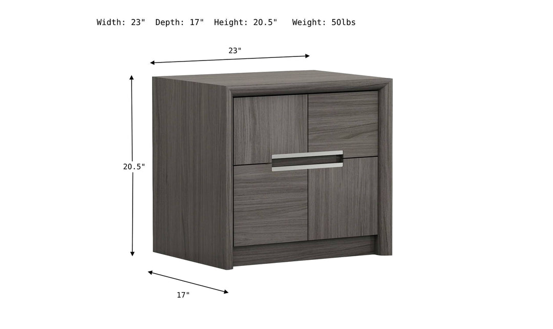 Copenhagen Nightstand-Nightstands-Jennifer Furniture