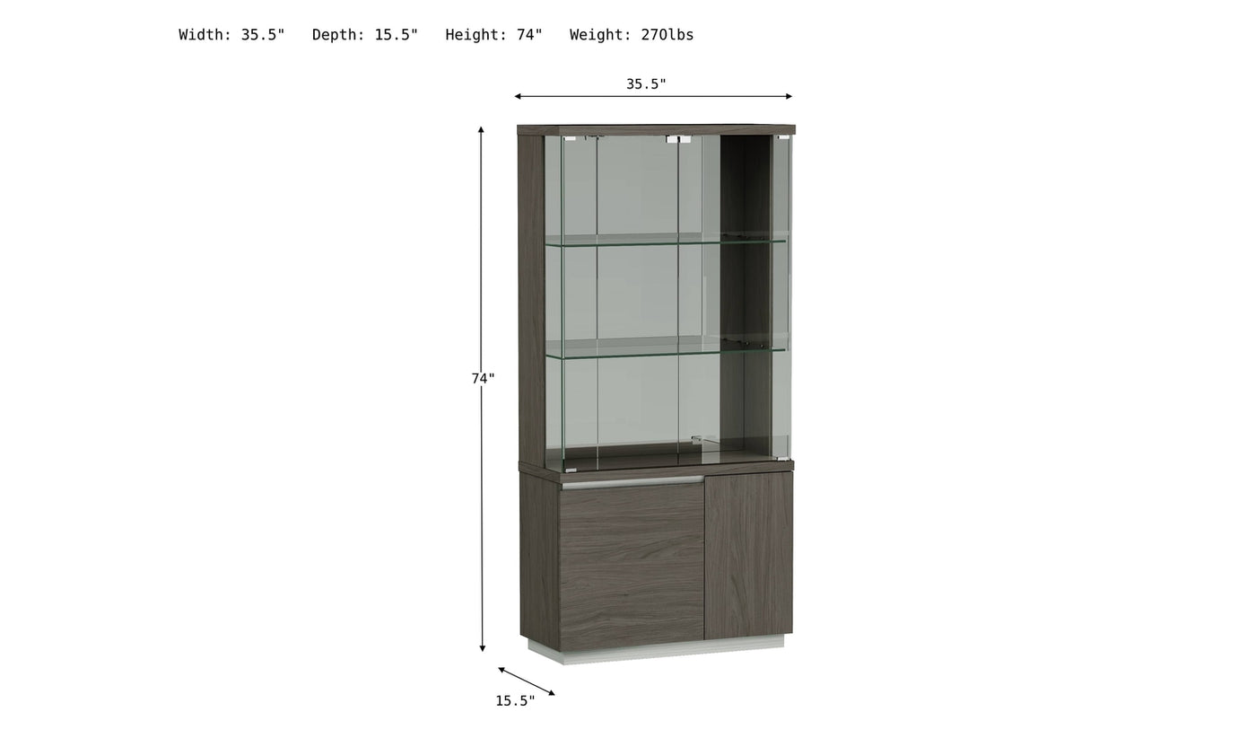 Copenhagen Vitrine-China Cabinets-Jennifer Furniture