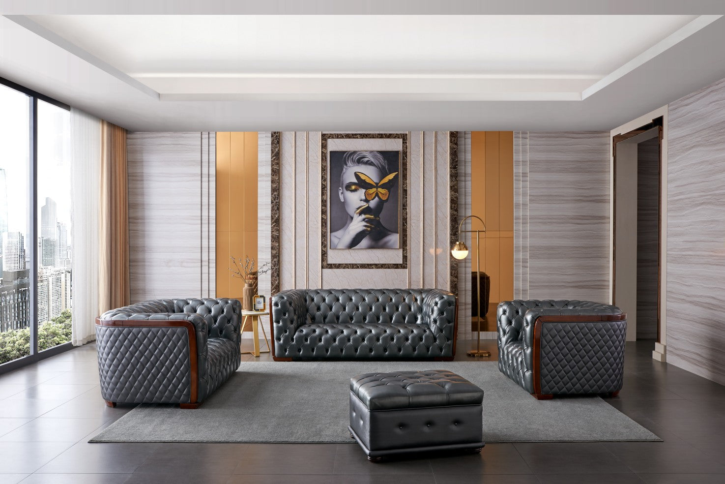 Corde Armchair-Arm Chairs-Jennifer Furniture