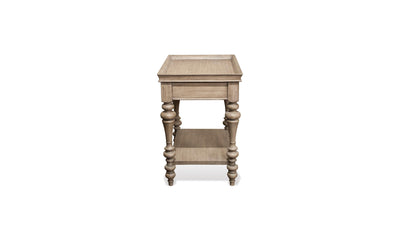 Corinne Leg Nightstand-wood Top-Nightstands-Jennifer Furniture