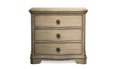 CORINNE THREE DRAWER NIGHTSTAND-Nightstands-Jennifer Furniture