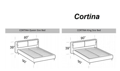 Cortina Bed-Beds-Jennifer Furniture
