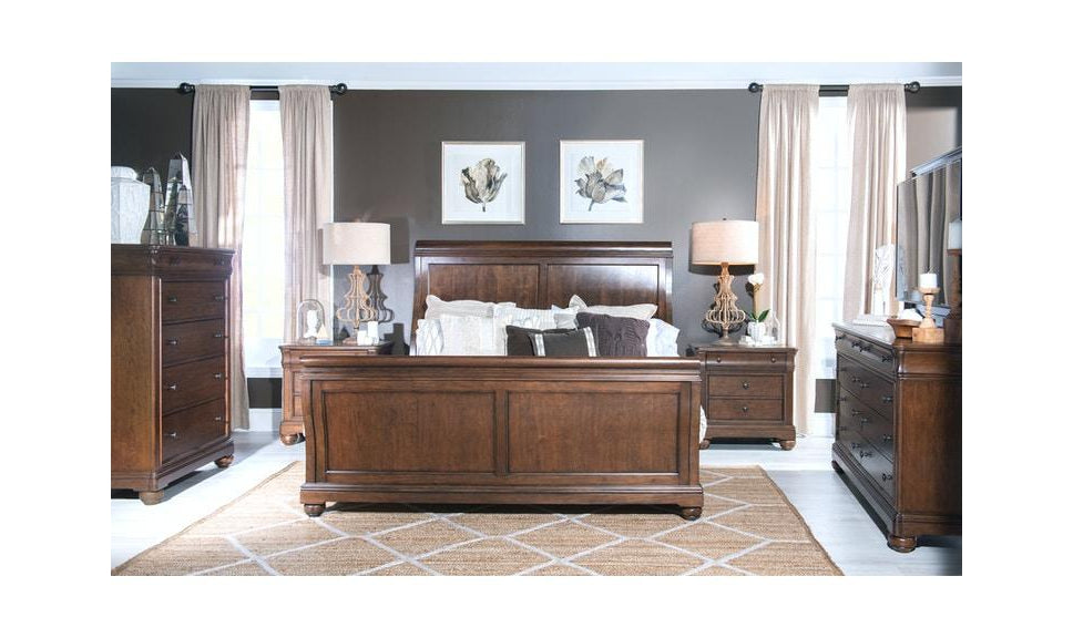 Coventry Complete Sleigh Bed-Beds-Jennifer Furniture