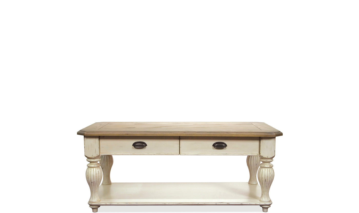 Coventry Two Tone Rect Cocktail Table-Coffee Tables-Jennifer Furniture