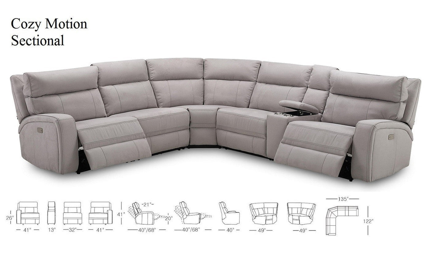 Cozy Motion Sectional Sofa-Sectional Sofas-Jennifer Furniture