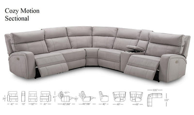Cozy Motion Sectional Sofa-Sectional Sofas-Jennifer Furniture