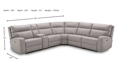 Cozy Motion Sectional Sofa-Sectional Sofas-Jennifer Furniture