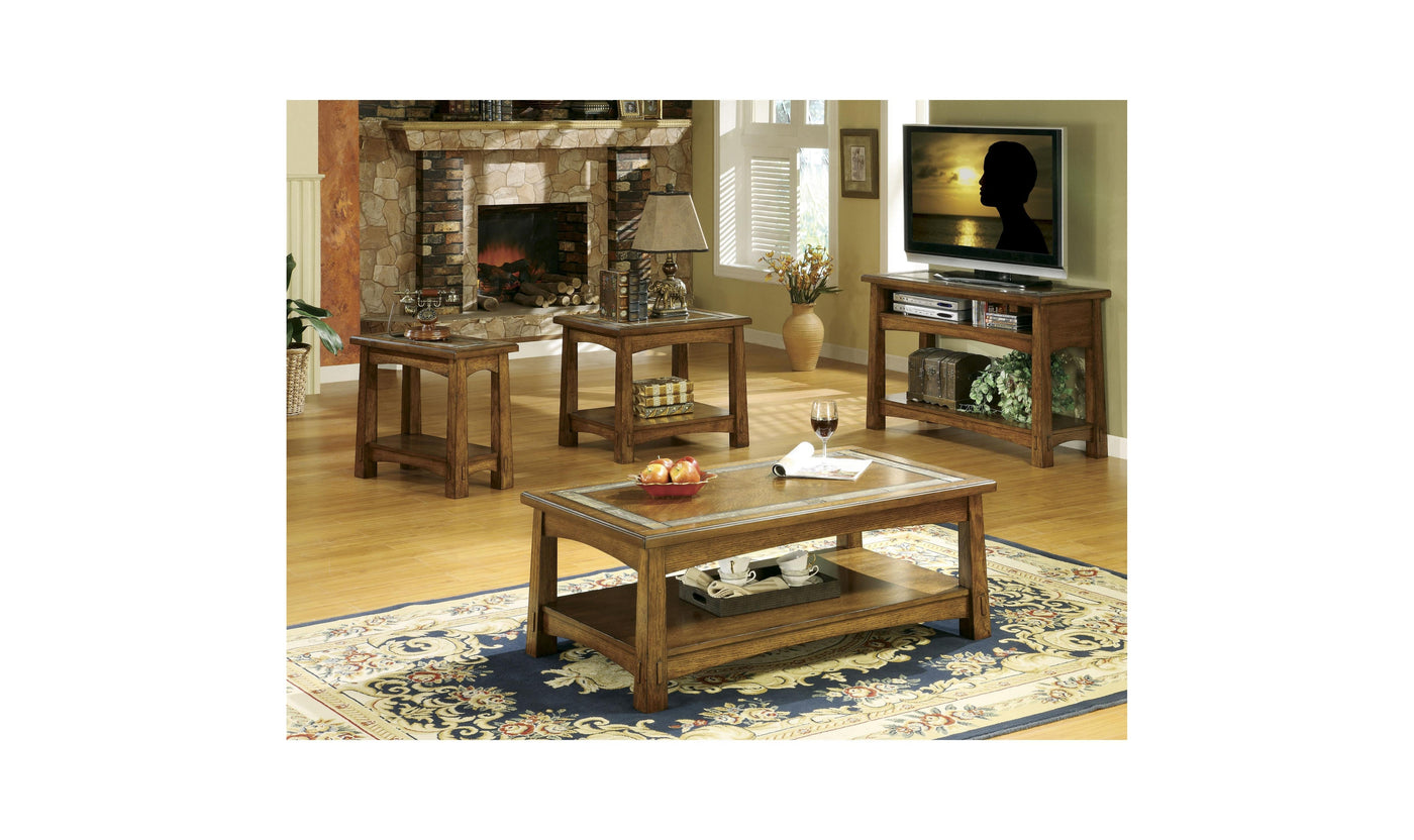Craftsman Home Rect Cocktail-Coffee Tables-Jennifer Furniture